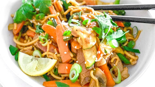 beef noodle stir fry oriental healthy recipe