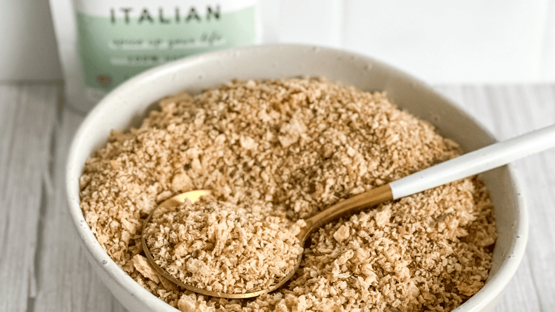 image of homemade italian breadcrumbs using healthy natural just flavour italian seasoning