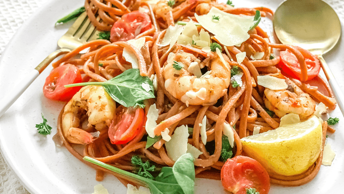 chilli prawn linguine healthy recipe using just flavour seasoning easy cooking
