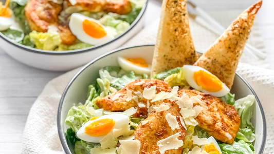 healthier moroccan chicken caesar salad recipe with just flavour