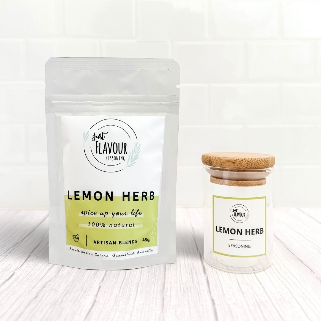Spice Jar Set - Lemon Herb